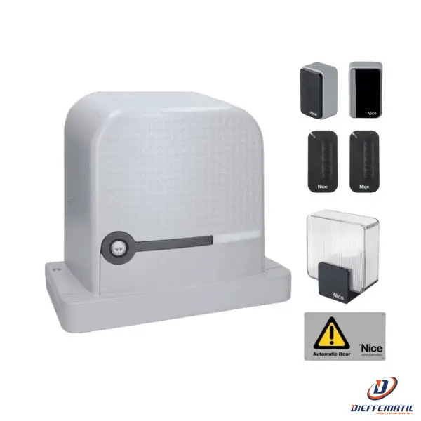 Kit Per Cancello Scorrevole Fino A 600 Kg Nice Robus600 Bd Rbs600Bdkce Originale