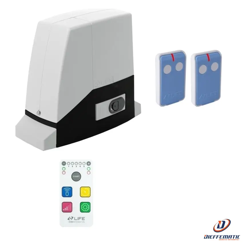 Kit Per Cancello Scorrevole Life Setup Ac15R Dl Easy 1Ke0230000 Automazione