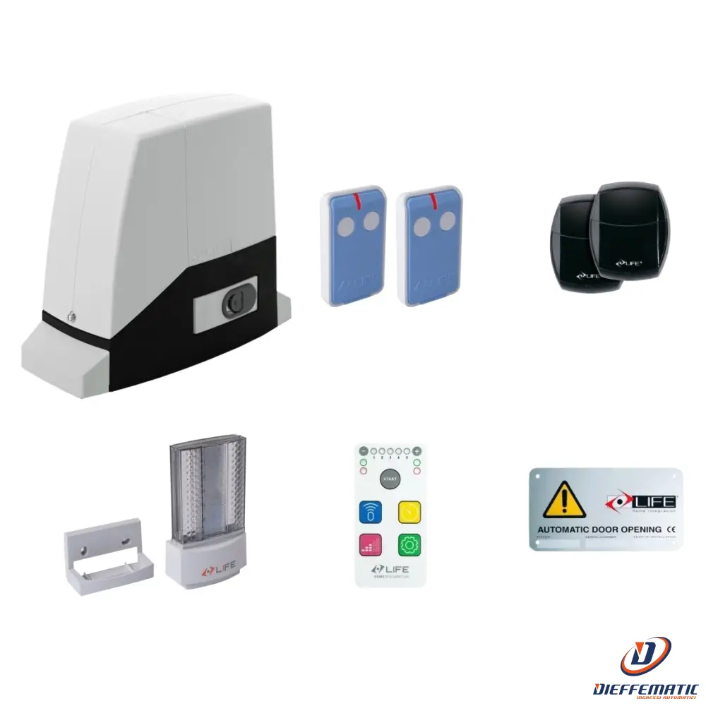 Kit Per Cancello Scorrevole Life Setup Ac15Rm Dl 042 1Kt0600000 Automazione