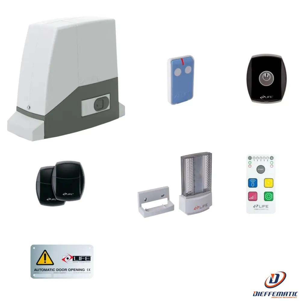 Kit Per Cancello Scorrevole Life Setup Ac4R Dl 1Kt2150000 Automazione Originale