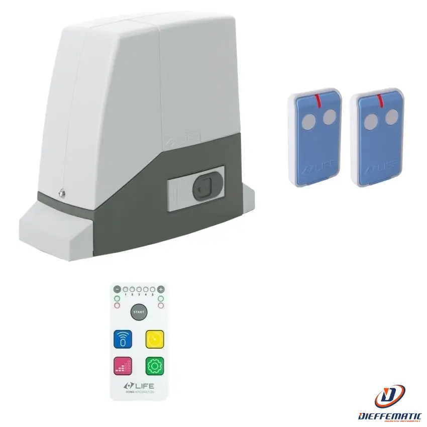 Kit Per Cancello Scorrevole Life Setup Ac4Rm Dl Easy 1Ke0020000 Automazione