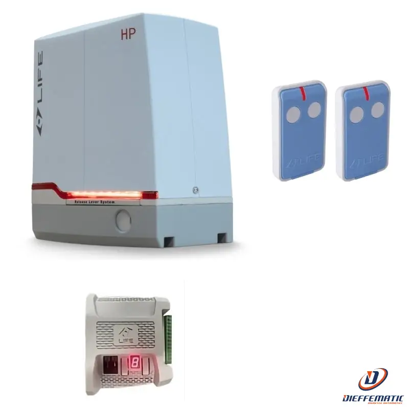 Kit Per Cancello Scorrevole Life Setup Deus 4Hp_ Easy 1Ke0310000 Automazione