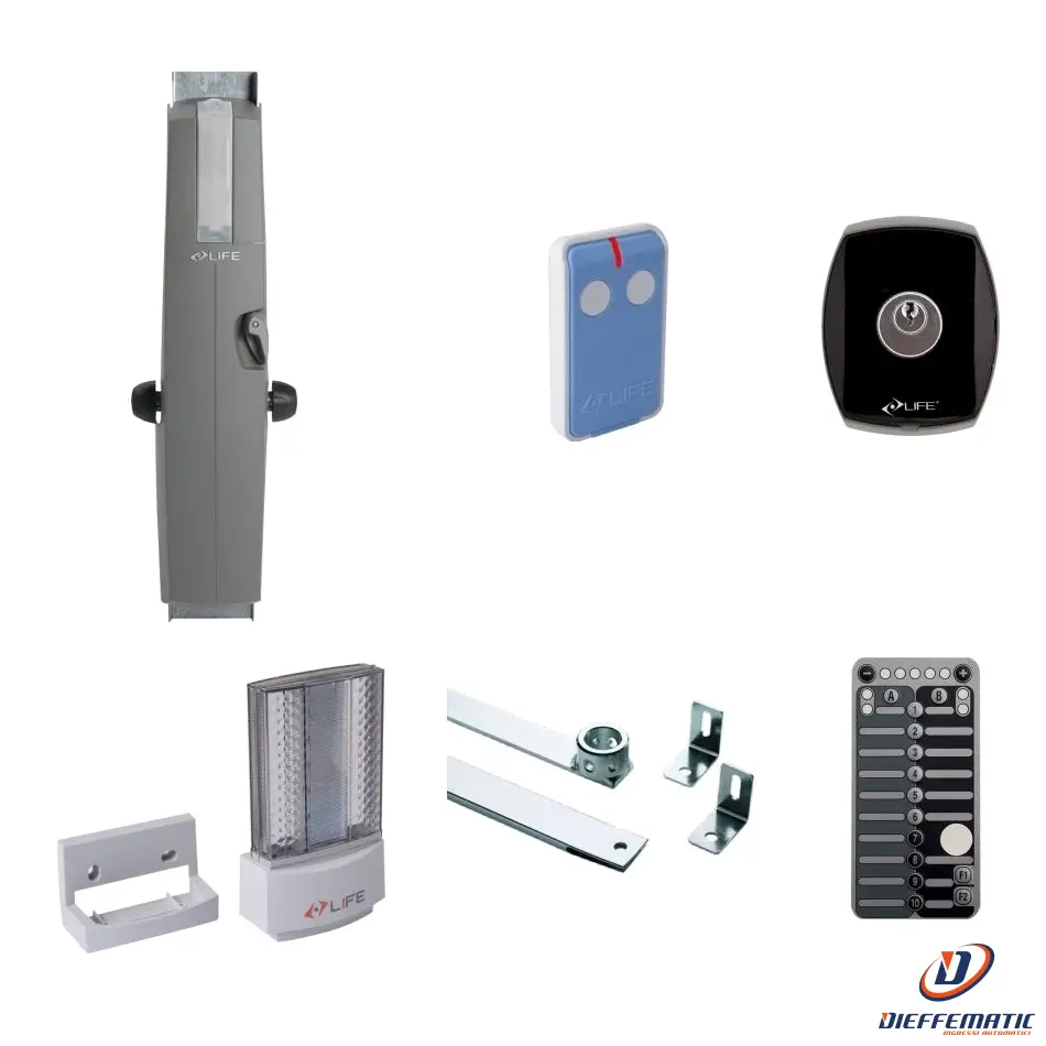 Kit Per Porte Basculanti Life Setup Plus 1Kt0070000 Automazione Automatismi