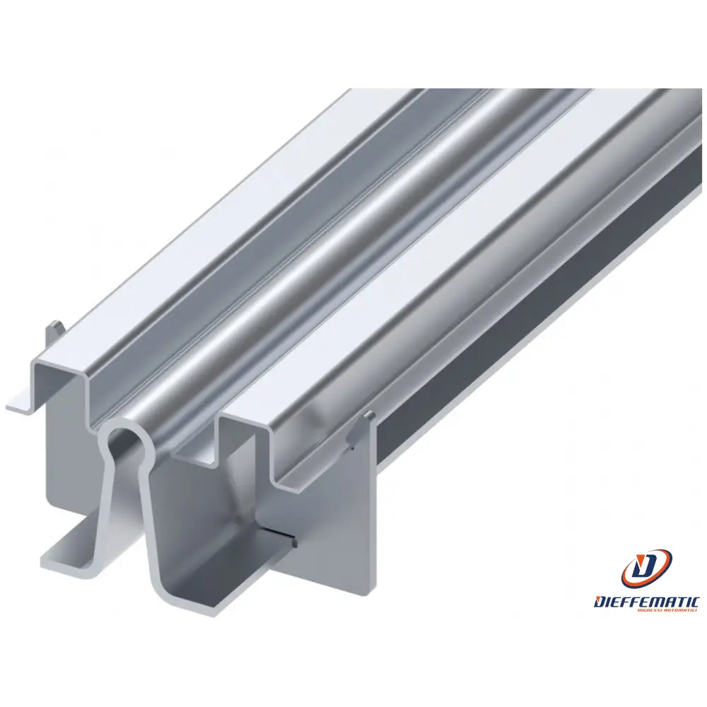 Kit Rotaia A Pavimento - 3 M Zincata Fac Ka2404.003 Automazione Automatismi