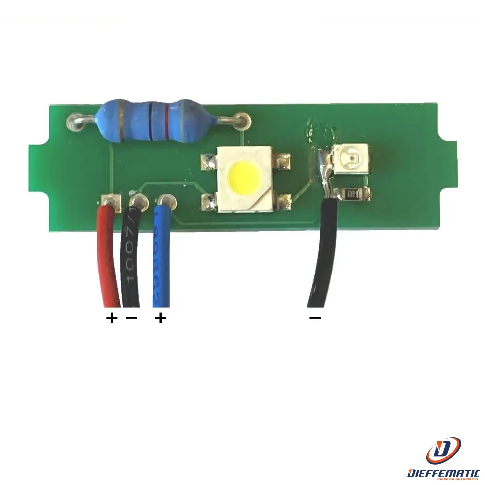 Led Luce Fissa Da Faro Per Lampeggiatore E Led Stato Securvera Sh-Ledlalfsta