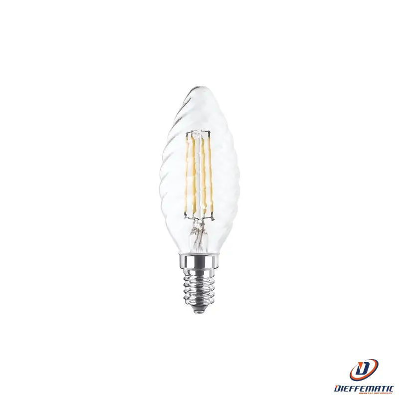 Led Neos Tortiglione A Filamento 4W E14 4000K, 470Lm Box Nfw40N2