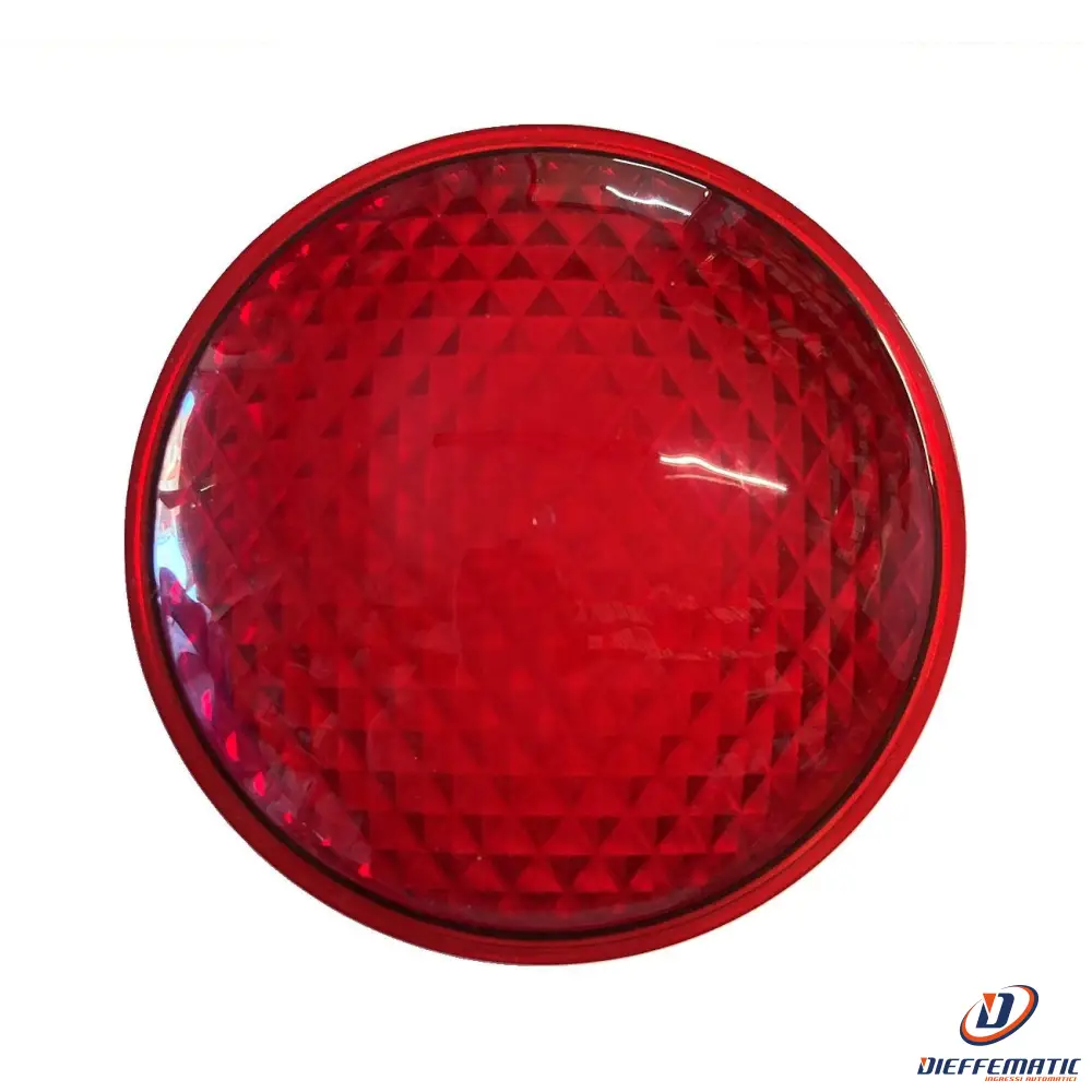 Lente Rossa Ricambio Per Semaforo Ø 124Mm Serie 220V Securvera Ss-Lervsalgpa