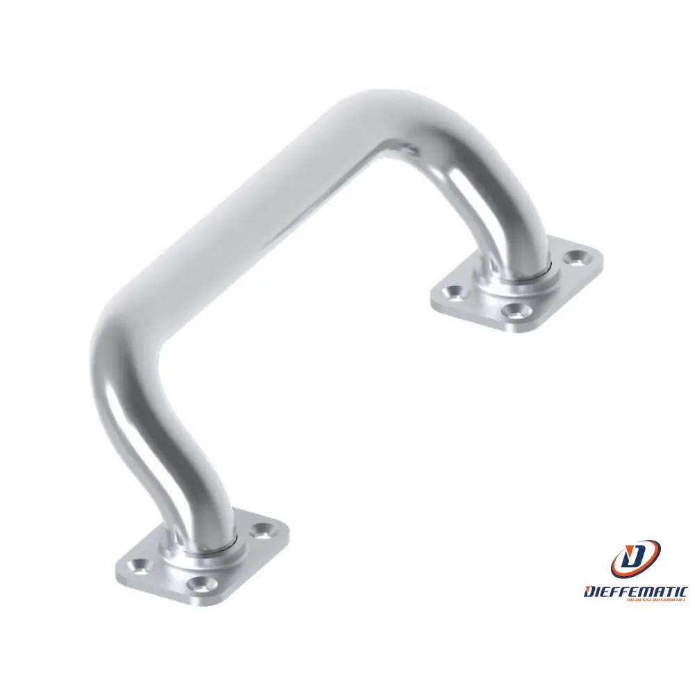 Maniglia Flangiata 4 Curve D.20 Inclinata Zincata Fac 563 Vb1207.020 Automazione
