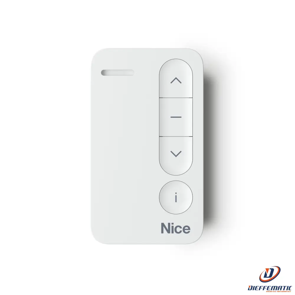 Mini-Trasmettitore Bidirezionale Monocanale Bianco Nice Minidomì 1 Minidomi1