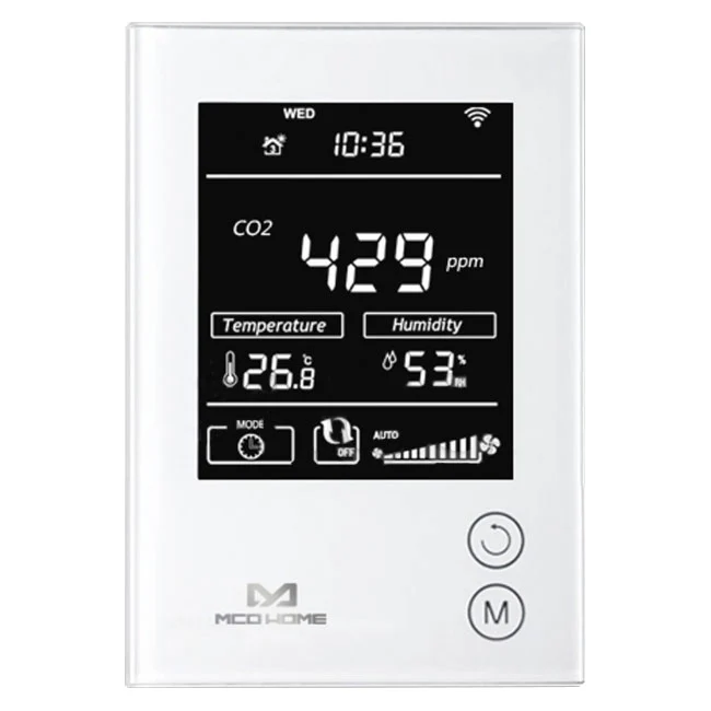 Misuratore Di Co2, Umidità E Temperatura Z-Wave+ Con Display Mco Home Mh9-Co2-Wd