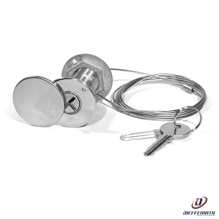 Motorline 1750Sp Kit Sblocco Esterno Porte Basculanti E Sezionali Rosso Evo Ø22