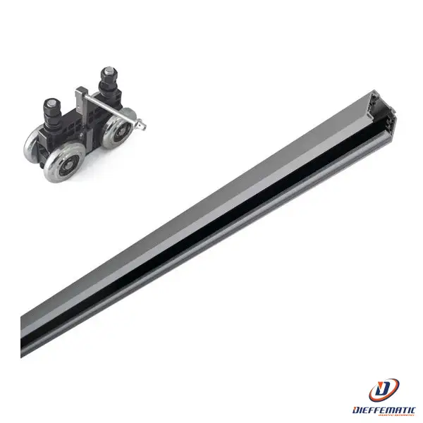 Motorline Cfkfm3000 Guida Completa Da 3000Mm Con Tenditore E Carrello Di Sblocco