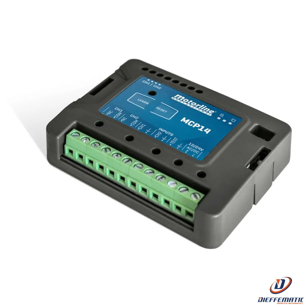 Motorline Mcp14 Controller Per Bande Di Sicurezza Resistive 8K2 E Ottiche