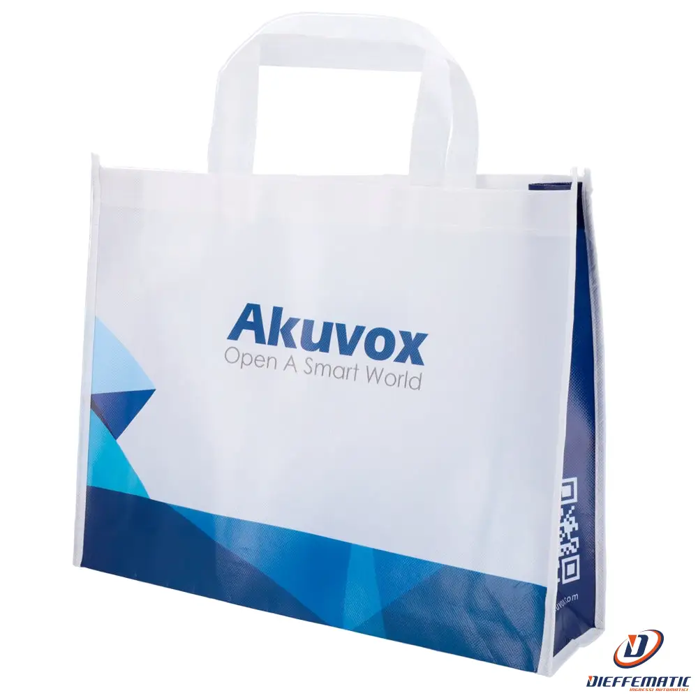 Nacional Ak-Bag Shopper Riutilizzabile Con Manici