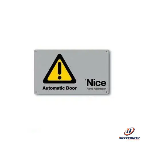 Nice Ts Tabella Segnaletica Per Sistema Automazione Hyke