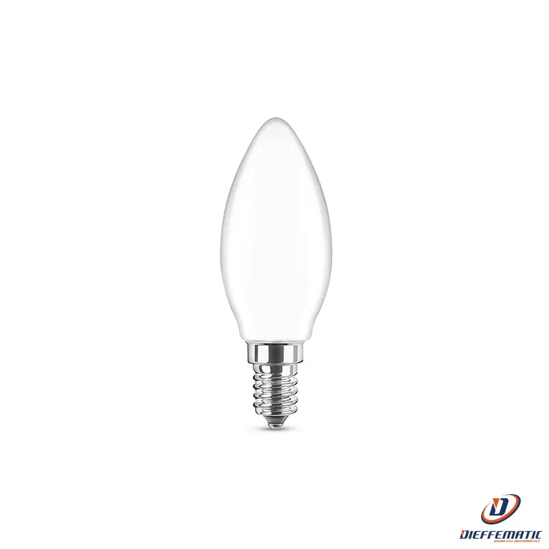 Oliva Led Opale A Filamento E14 - 4W - 6500K - 470 Lm - Blister Mfl40F2 10 Pz