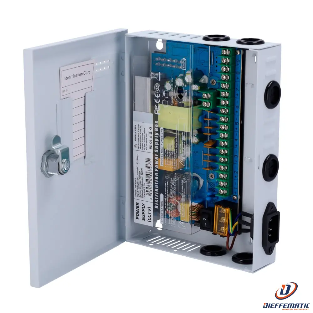 PD-120-9-FUSE Scatola di distribuzione di alimentazione