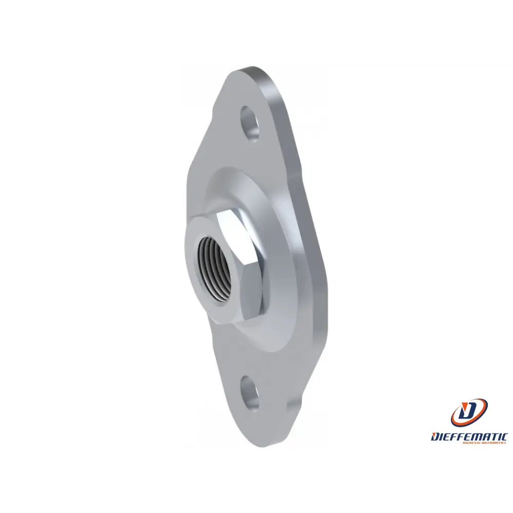 Piastra 2 Fori Imbutita Con Boccola Regolabile M24 Fac Rc1014.024 Automazione
