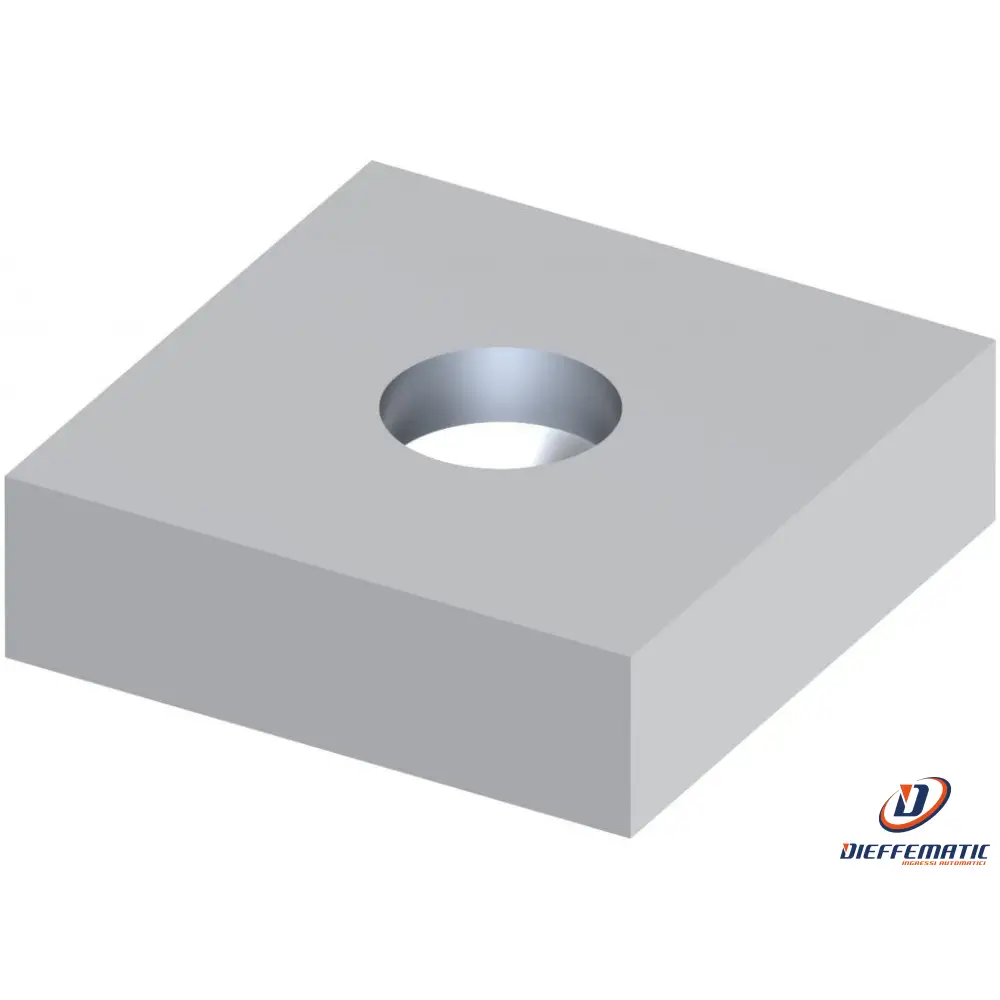 Piastra Da 60 Per Cardini M18 Zincata Fac 122/Z Vc2201.020 Automazione Originale