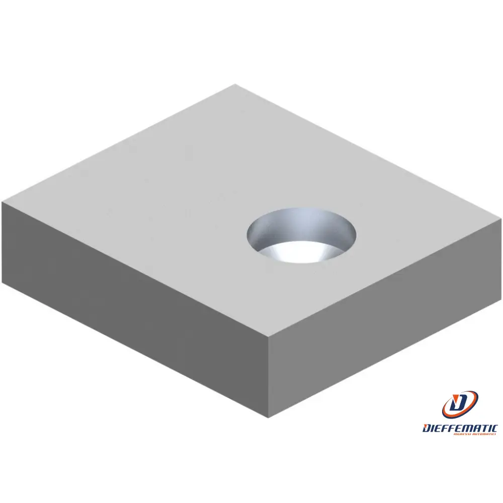 Piastra Di Guida Inferiore A Saldare Per Q.40 Fac 255.40S Vc2211.028.L Originale