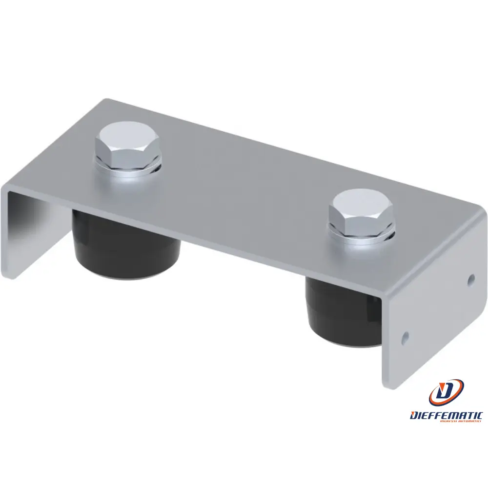 Piastra Fissa Con 2 Olive Art. 412 Fac 220 Va3201.N34 Automazione Automatismi
