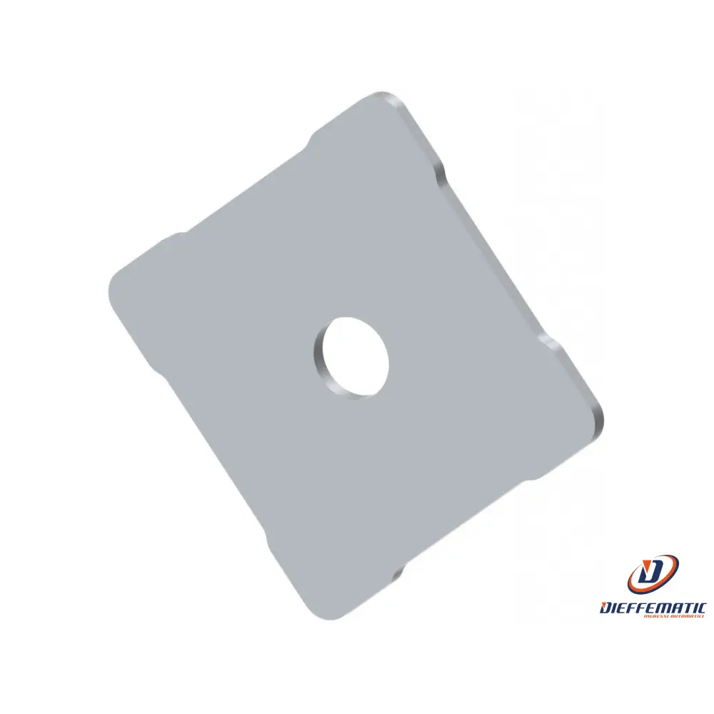 Piastra Standard 130X130 Forata Fac 271.27 Vc9301.027 Automazione Automatismi