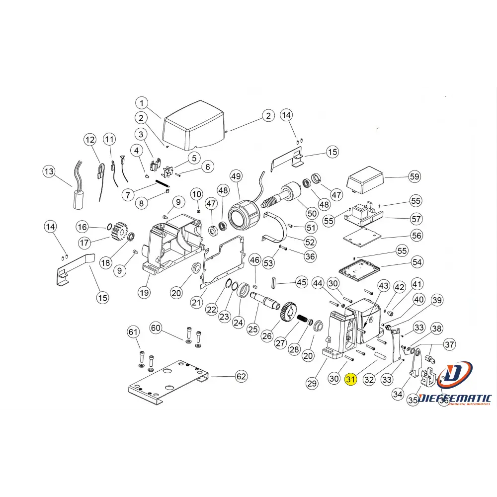 Pno006 Perno Sblocco Ag Future Kv10 Ricambio