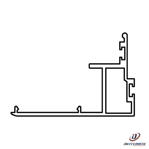 Profilo Labirinto Grande Tk35 L=5500 Nat (Gr5500) Faac 105963 Automazione Porta