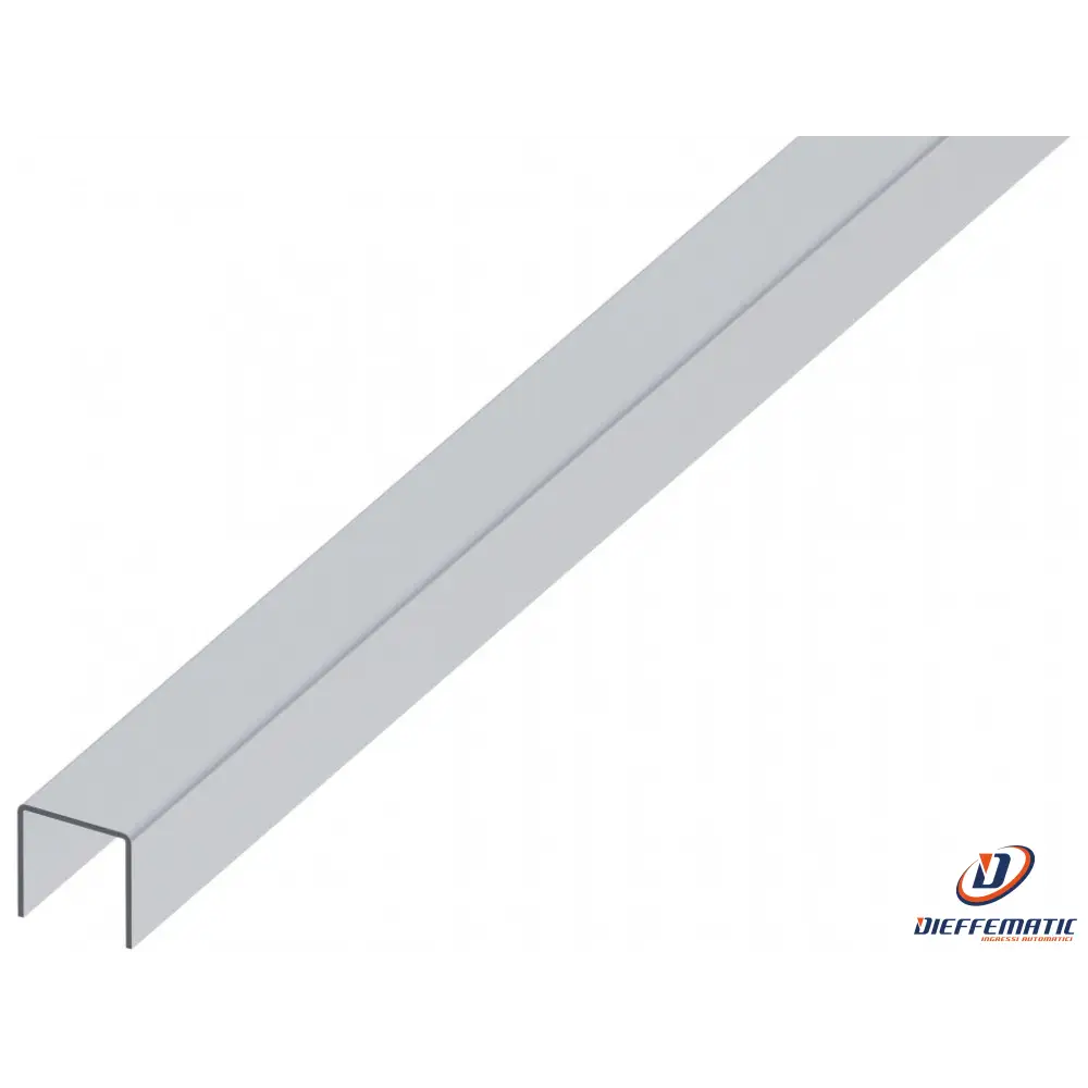 Profilo U 40X40 Sp.2 Lunghezza 3M Nero Fac Va5401.003.L Automazione Automatismi