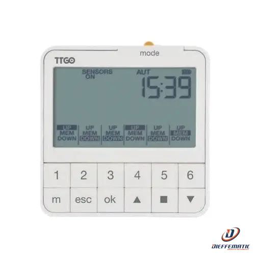 Programmatore Orario A Parete Via Radio Nice Tgtime 6Ww Automazione Automatismi