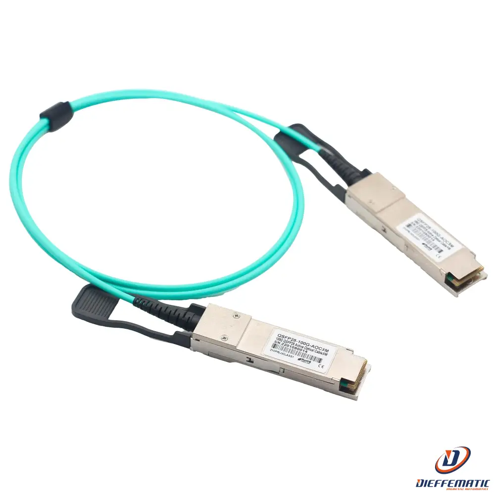 QSFP28-100G-AOC-5M Cavo di collegamento diretto QSFP28