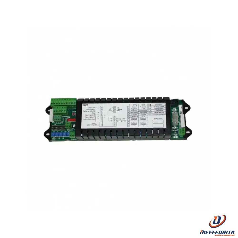 Quadro Elettrico Ten Ditec Entrematic 6el20 Ricambio Originale Automazione Porta