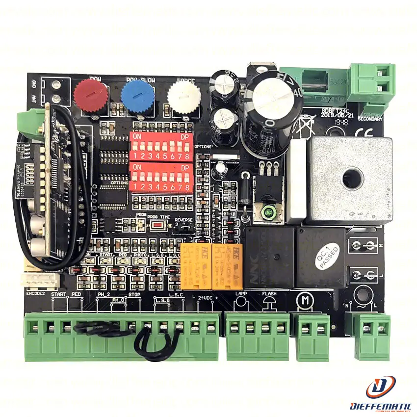 Quadro Scorrevole Basculante Barriera 24V 1 Motore Con Rx Universale Integrata
