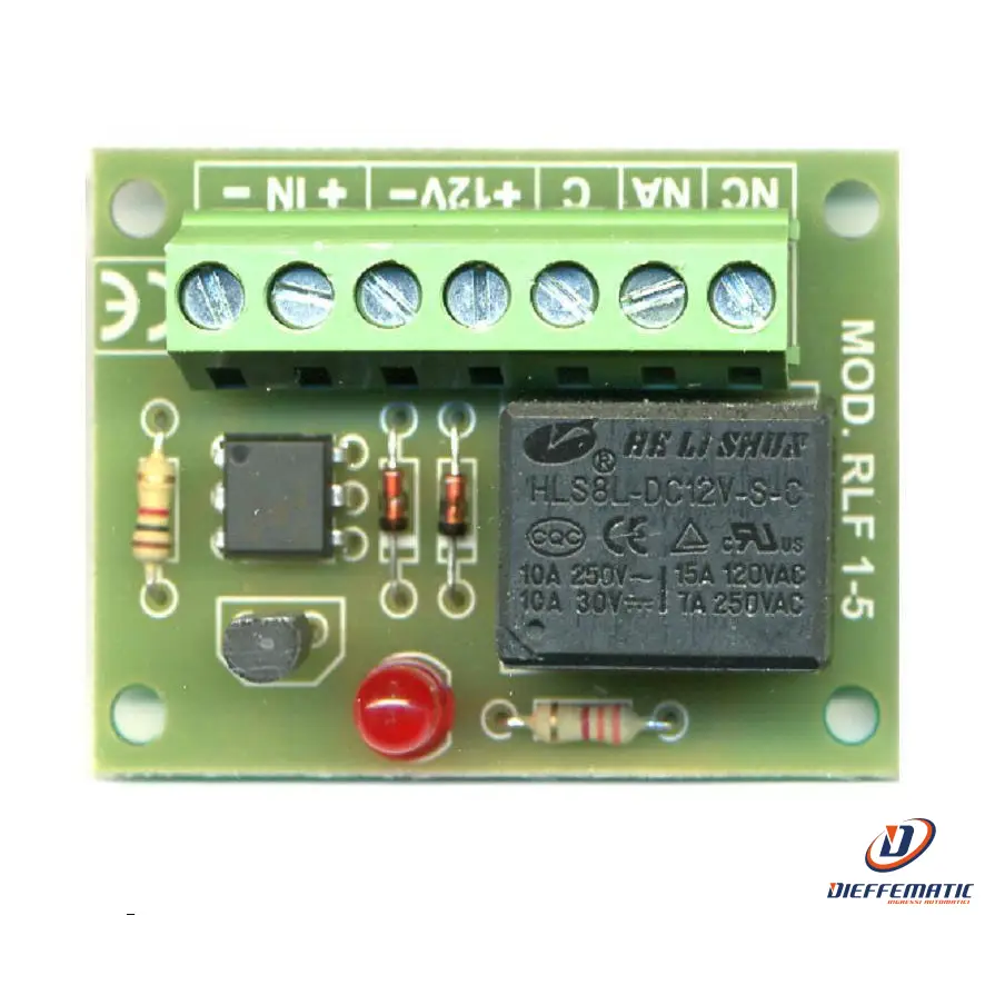Relè 1 Scambi 5 A Optoisolato Securvera Ss-Rf5