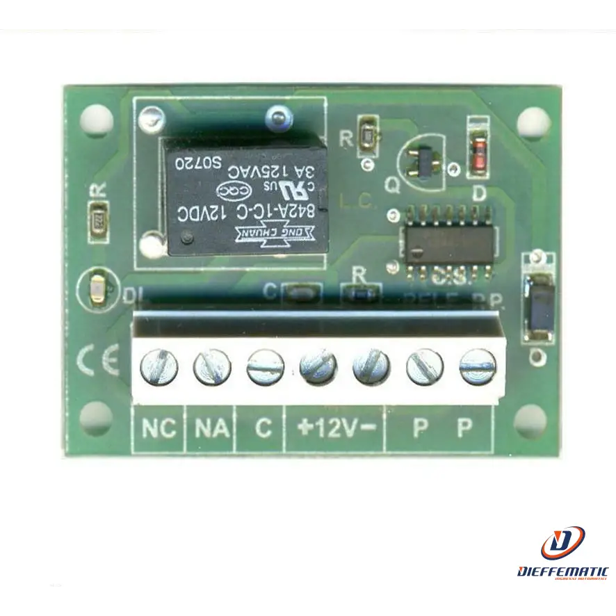Relè Ampliamento Da Monostabile A Bistabile 12 V Securvera Ss-Mipmcrbase