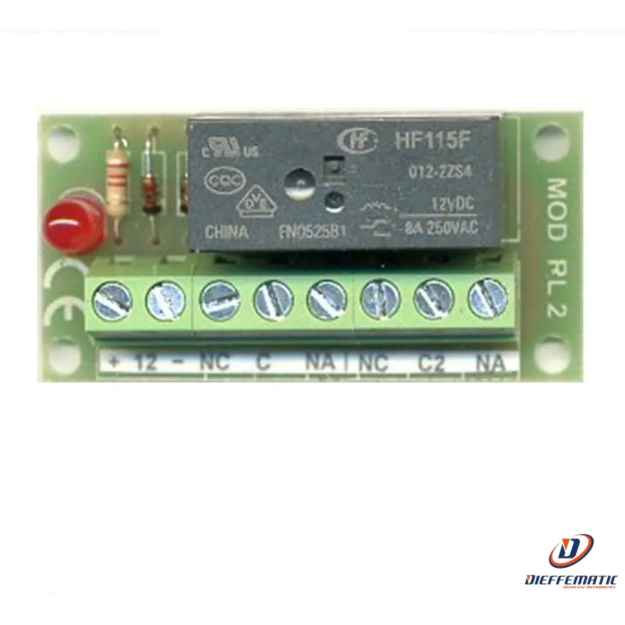 Relè Protetto Polarizzato 12 V Uscite Open Collector Securvera Ss-Rl2Ruocdub