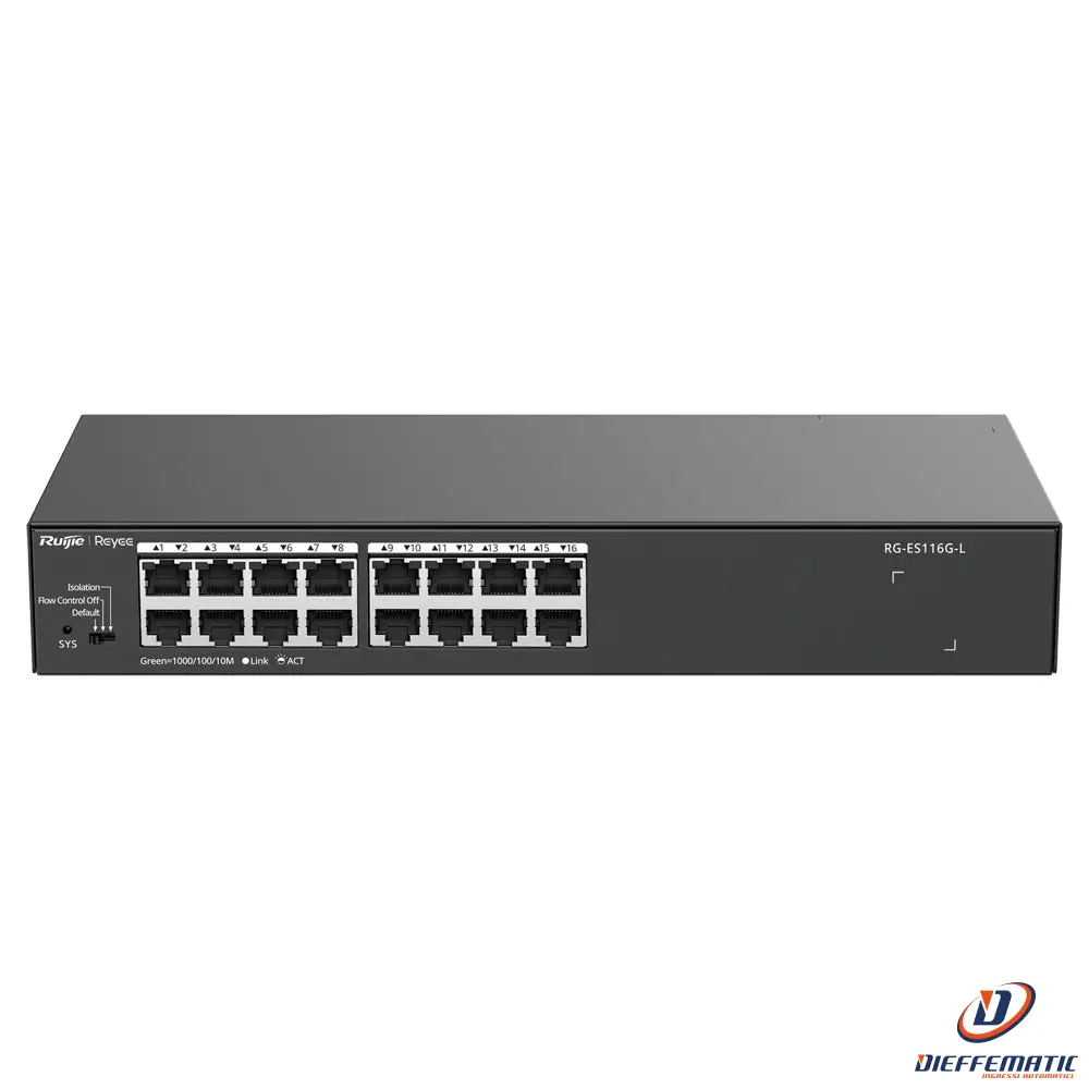 Reyee RG-ES116G-L Switch da Tavolo