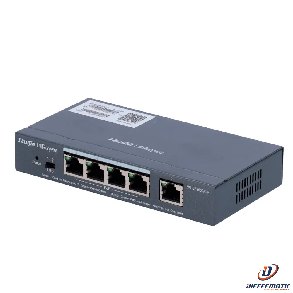 Reyee RG-ES205GC-P Switch PoE Cloud Managed
