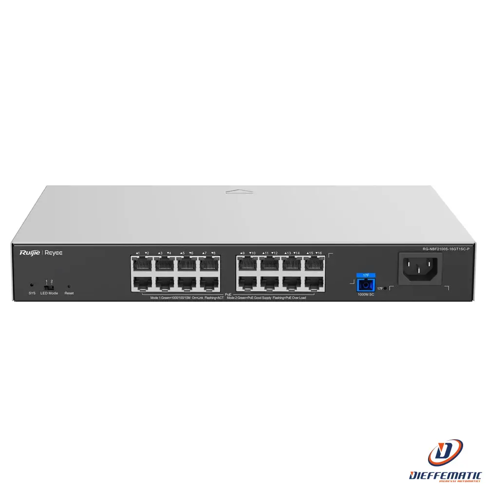 Reyee RG-NBF2100S-16GT1SC-P Switch PoE Cloud Layer 2