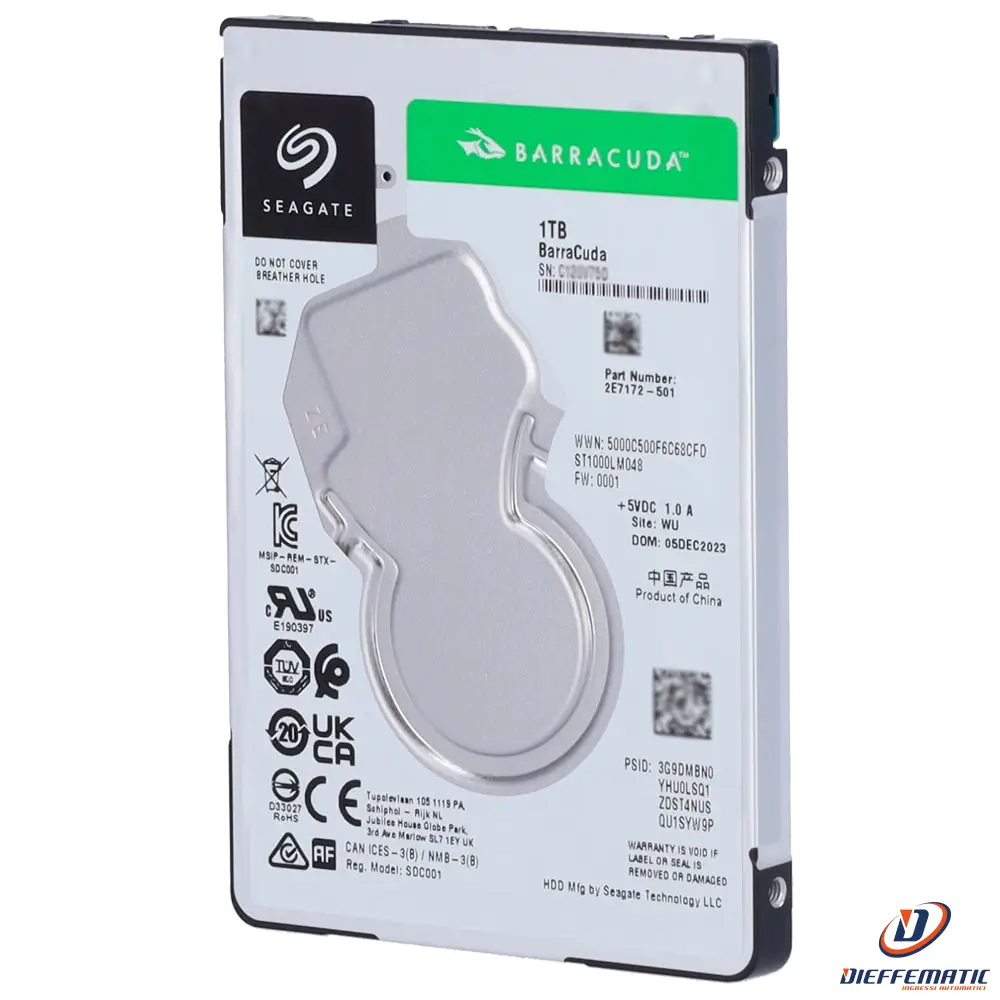 Reyee RG-NBR-HDD-1T-OEM Hard Disk compatibile con Ruijie