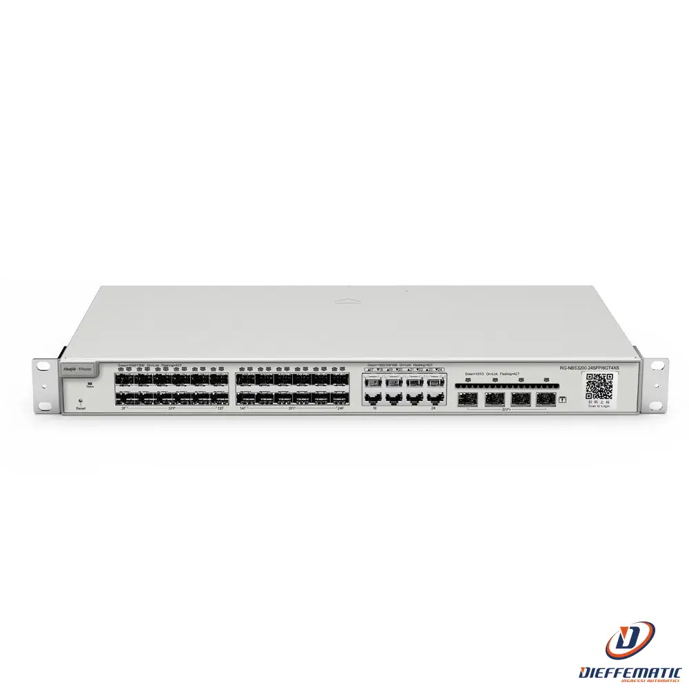 Reyee RG-NBS3200-24SFP/8GT4XS Switch Cloud Gestibile L2+