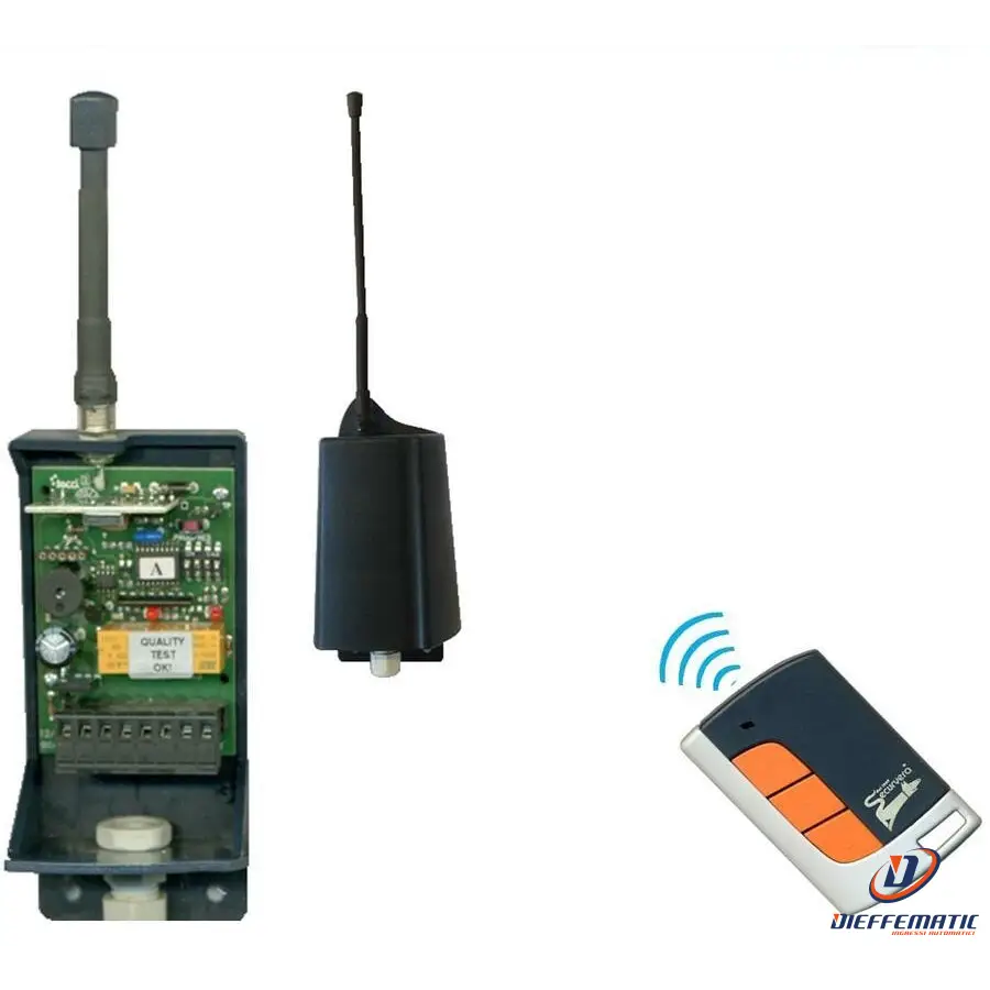 Ricevente Bicanale 433,92 12/24 V Fisso O Rolling Code Securvera Sv-Cr1Rbcfrrb