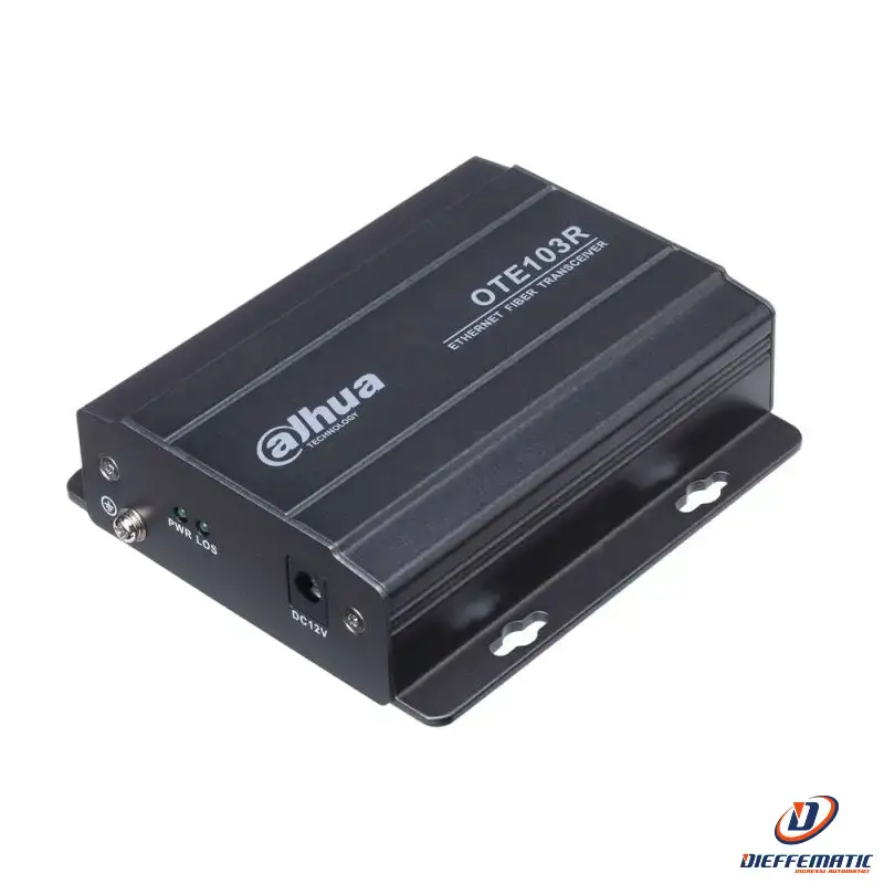 Ricevitore Media Converter 100 Mbps Su 1 Fibra Sm Dahua Ote103r Sorveglianza