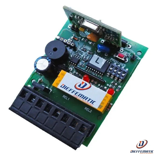 Ricevitore Radio Bicanale 2 Canali Si Adatta A Faac 433mhz 12v 24v Rp2 Rp Slh Xf