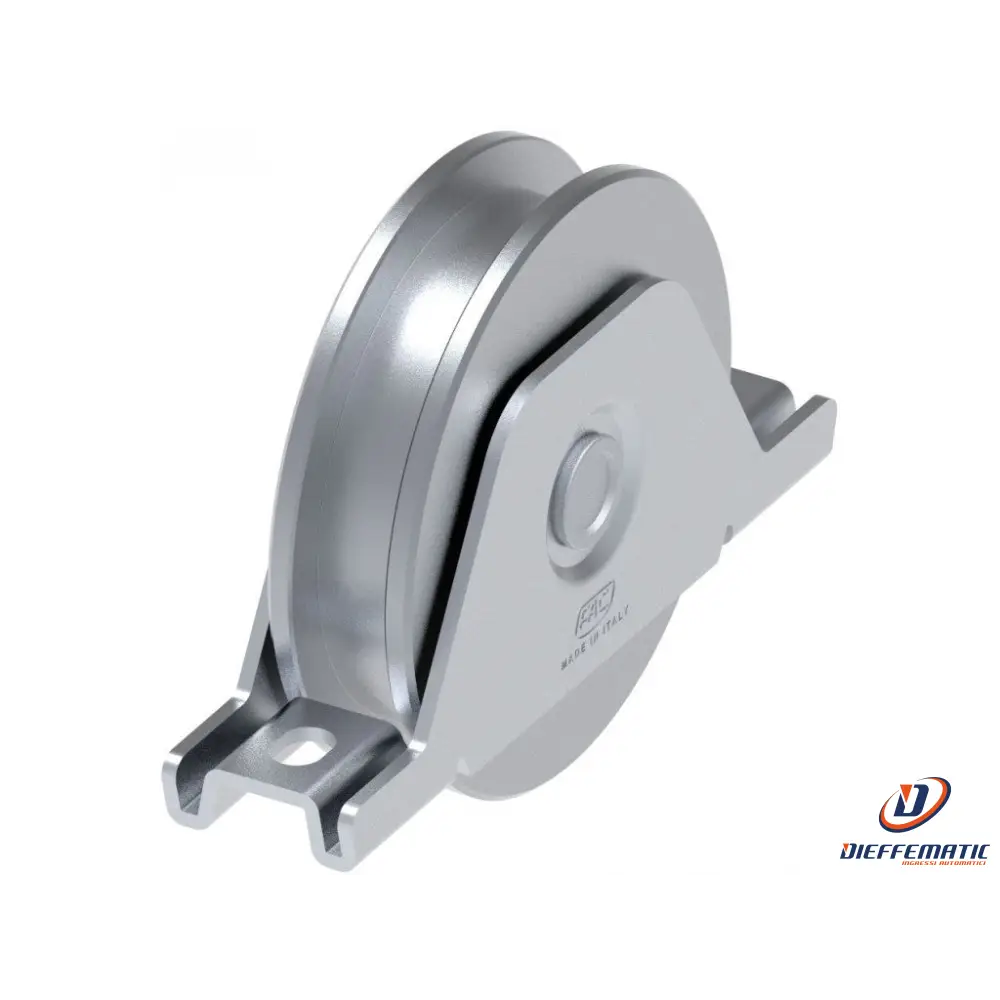 Ruota D.100 Gola A U Supporto Interno Stampato 1 Cuscinetto Fac Va1204.100 Nuovo