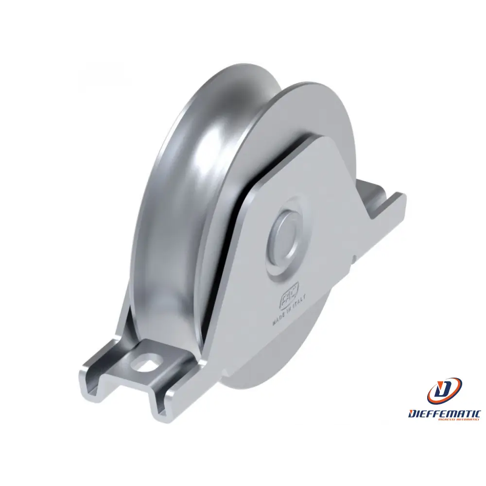 Ruota D.100 Gola D.20 Supporto Interno Stampato 1 Cuscinetto Fac Va1404.100