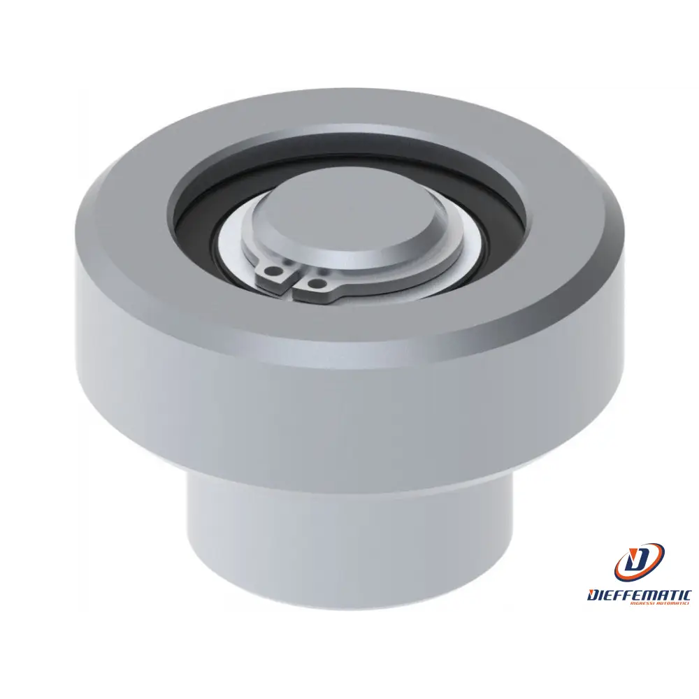Ruota Di Guida D.35X14 Zincata + Cuscinetto Fac 159C Va3602.035 Automazione