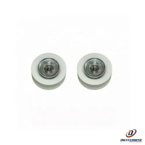 Ruota Fissa Per Carrello In Ferro 2pz Valor L-p-b-n-t-h Ditec Entrematic 62622