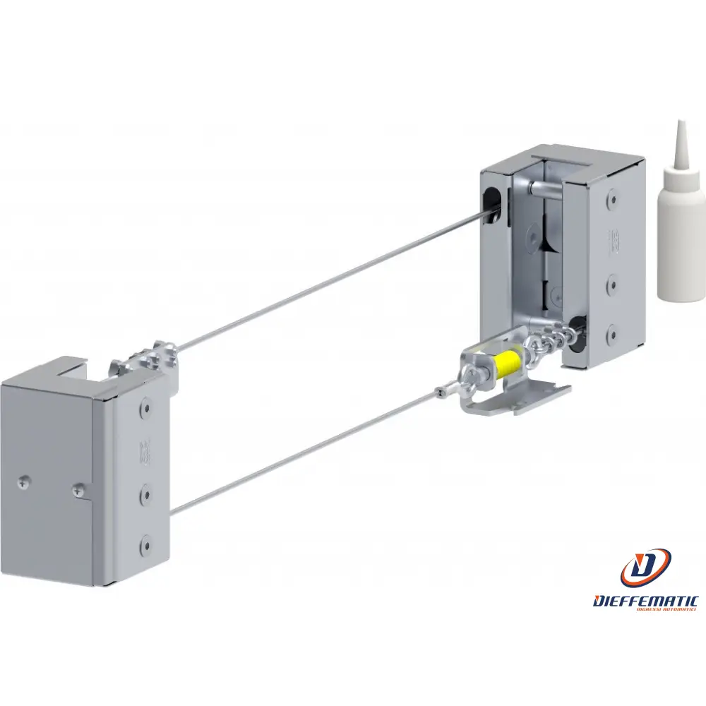 Ruote Con Fune E Attacchi Luce Anta 2 M Fac Va5102.002 Automazione Automatismi