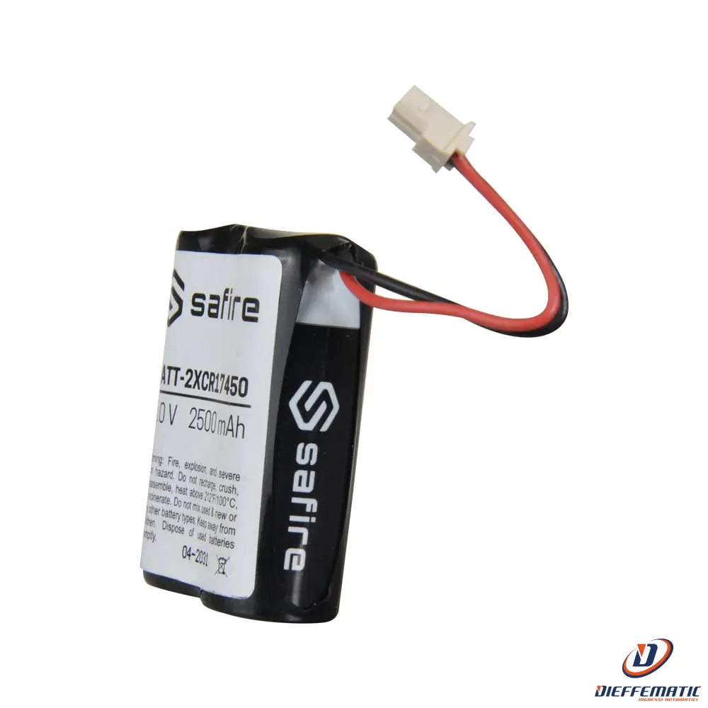 Safire Batt-2Xcr17450 Pila Al Litio Non Ricaricabile Cr17450 / 4/5A / Cr8L